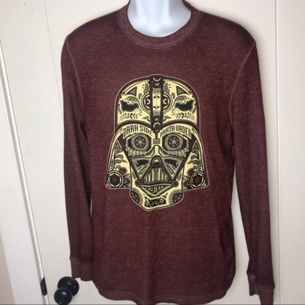 Star Wars Darth Vader Red Thermal Tee Men's Small